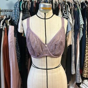 understance Iris Smooth Lace Full Coverage Bra, Size 38 DDD